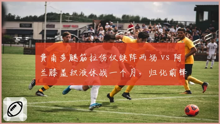 费南多腿筋拉伤仅缺阵两场 vs 阿兰膝盖积液休战一个月,归化前锋恢复速度差距明显